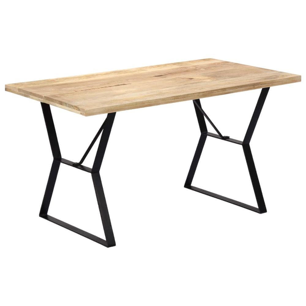 Vidaxl Jedálenský stôl z mangového dreva 140x80x76 cm